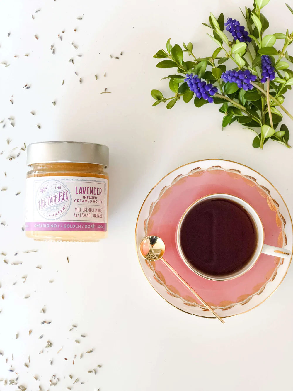 Lavender Creamed Honey